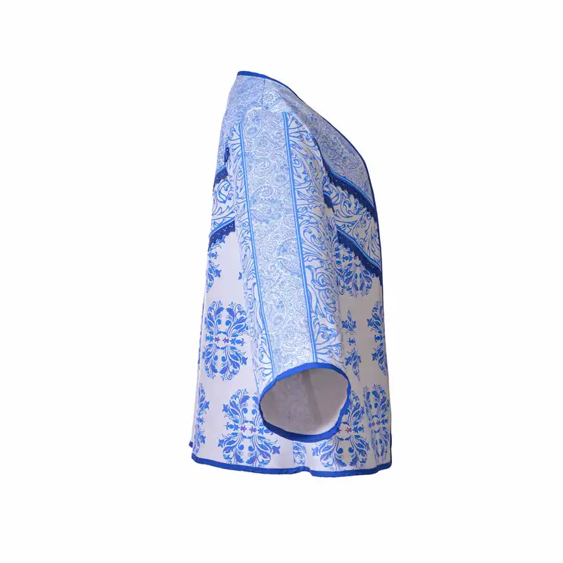 مانتو کتی زنانه کلوتو مدل LAJEVARD - WHT BL