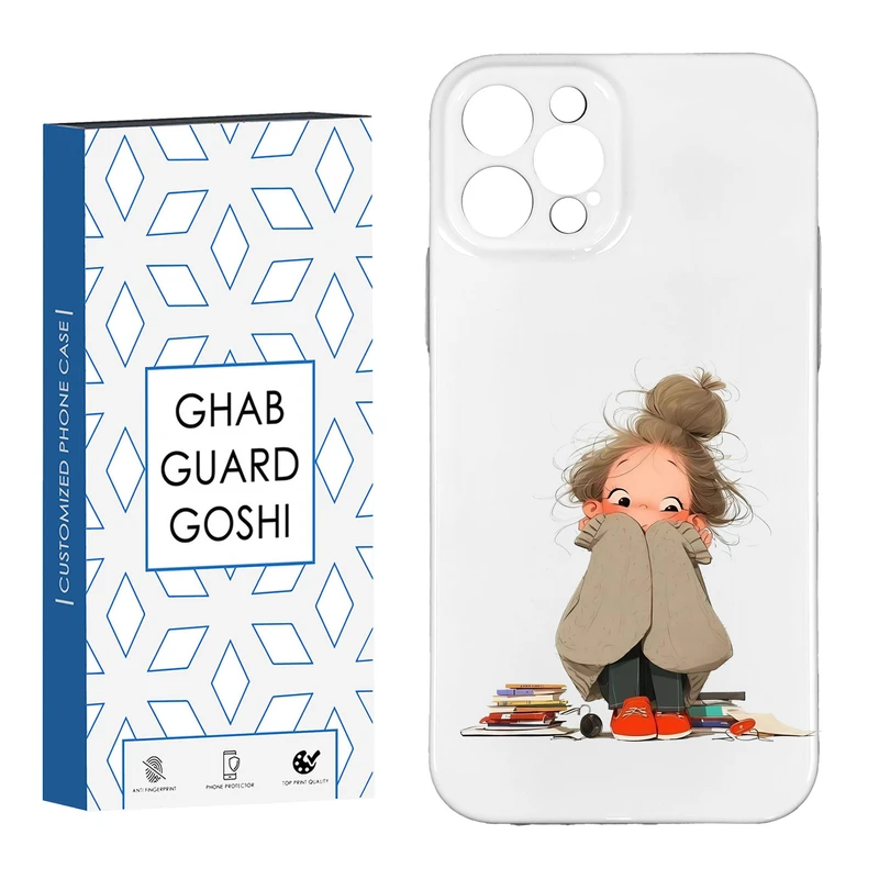 کاور قاب گارد گوشی طرح فانتزی دختر ملوس کد HARD-06 مناسب برای گوشی موبایل اپل IPHONE 12 PRO