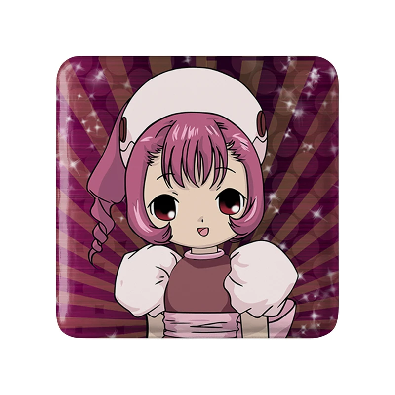 مگنت خندالو طرح سومومو انیمه چوبیتس Chobits  مدل مربعی کد 22369