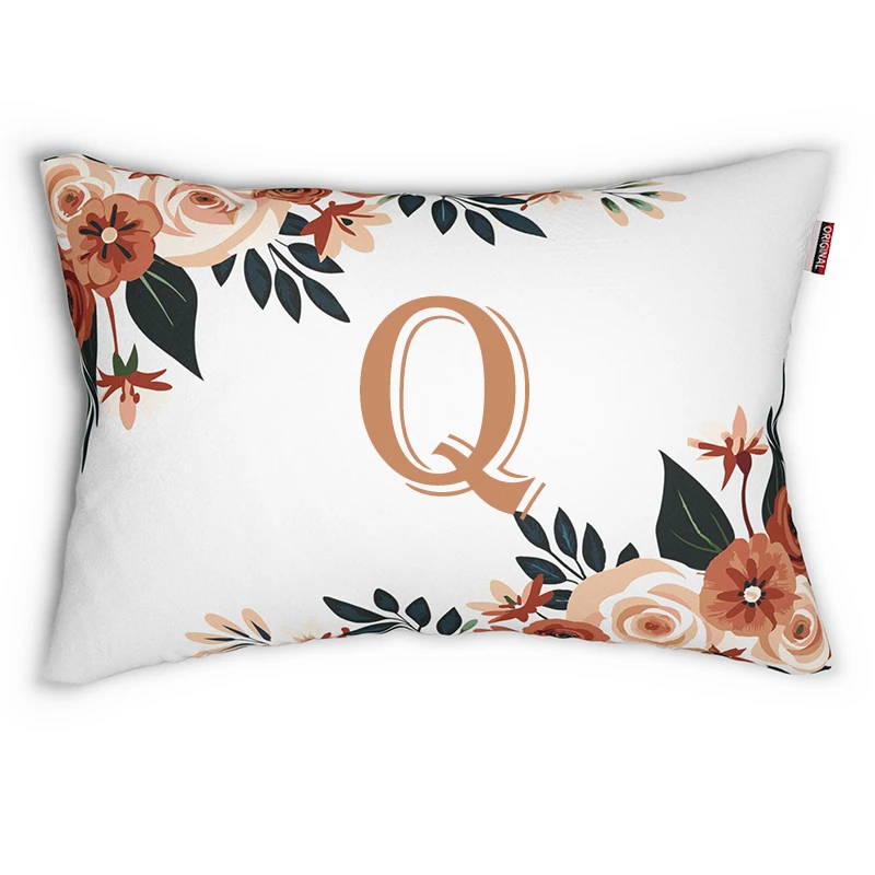 روبالشی پادآفرین مدل گل حرف Q کد 2