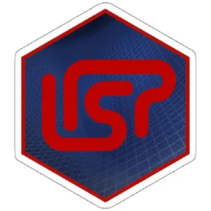 استیکر لپ تاپ مدل hexagonal lisp