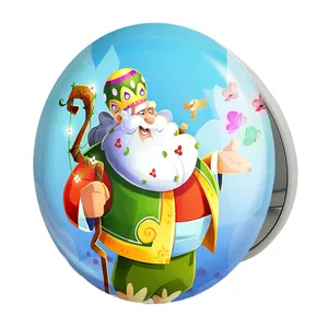 آینه جیبی خندالو طرح نوروز مدل تاشو کد 24608 