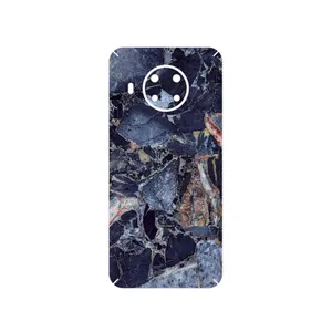 MAHOOT Broken black marble Cover Sticker for Nokia X20