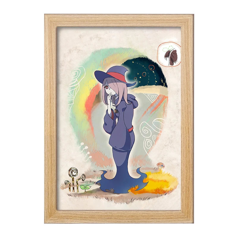 تابلو خندالو مدل سوسی انیمه جادوگران کوچک Little Witch Academia  کد 22831