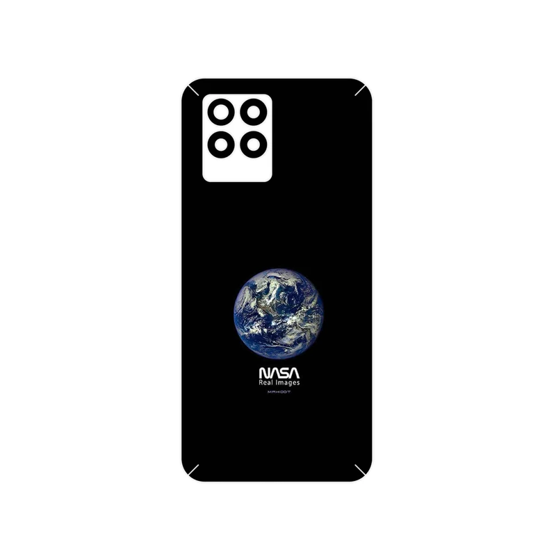 برچسب پوششی ماهوت مدل NASA Home Earth مناسب برای گوشی موبایل ریلمی 8 Pro