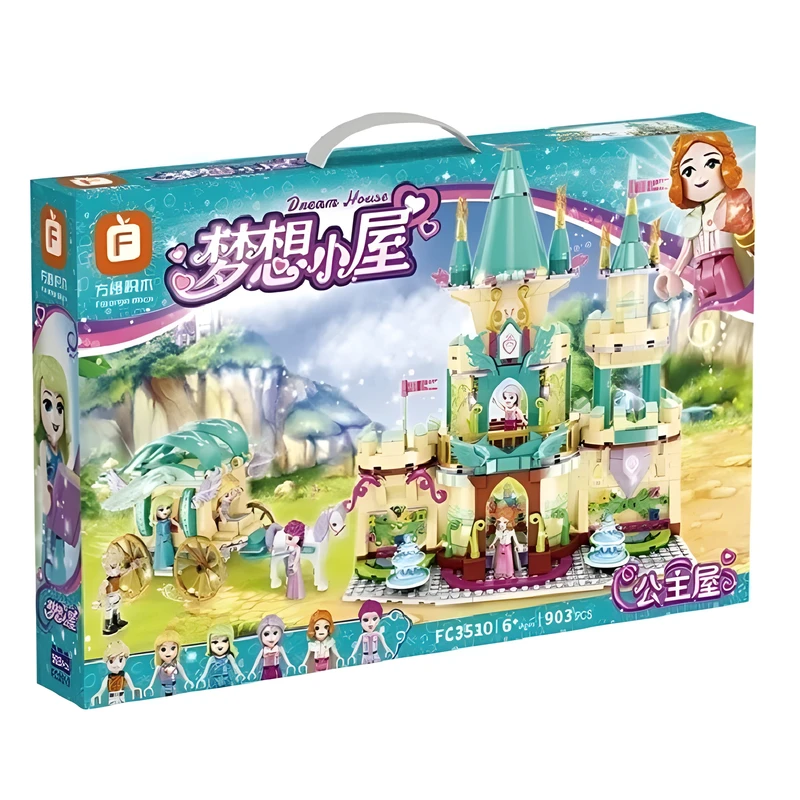 ساختنی فارنج 903 قطعه مدل قصر طرح Dream House کد FC 3510
