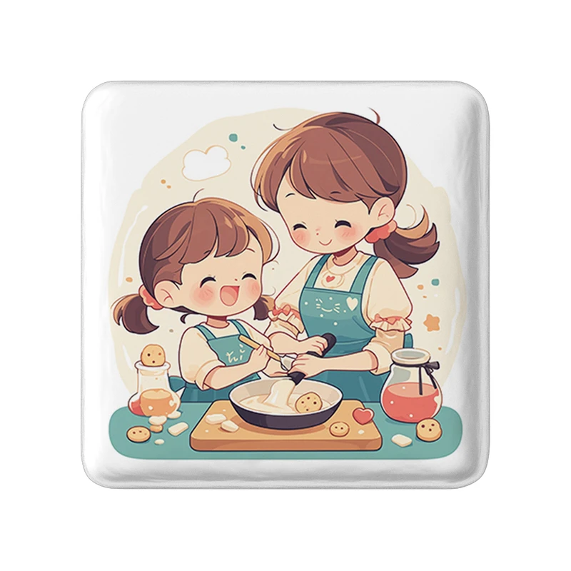 پیکسل خندالو طرح کیک و شیرینی پزی مدل مربعی کد 36663