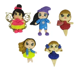 اسباب بازی زینتی مدل عروسک خمیری مجموعه 5 عددی