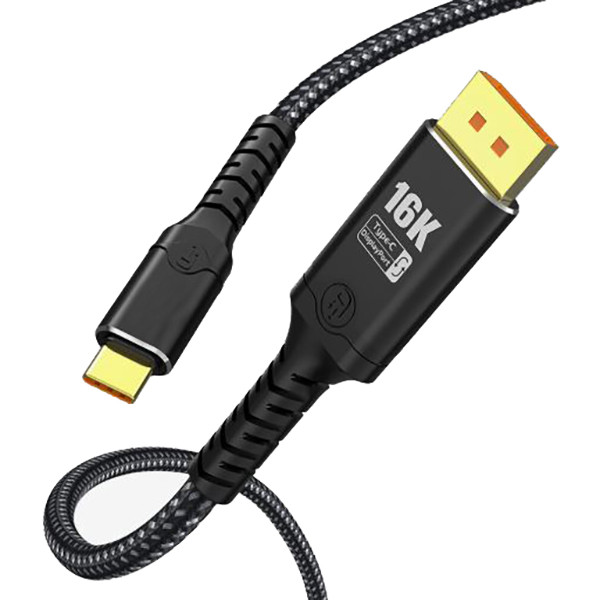 کابل تبدیل Display Port به USB-C دونجی مدل 16K-120Hz طول 2 متر
