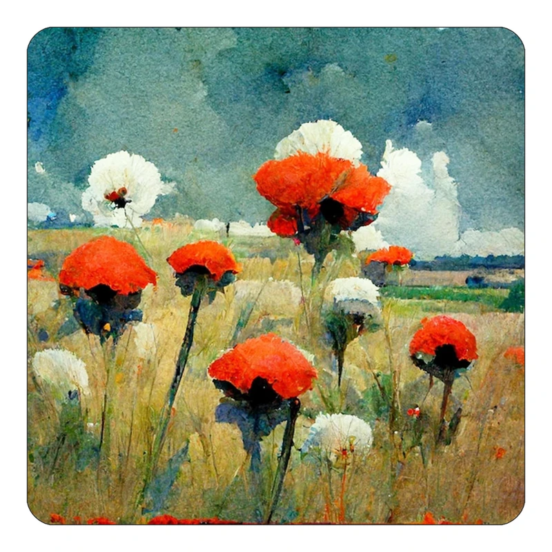 مگنت کاکتی طرح نقاشی رنگ روغن مدل mp69749