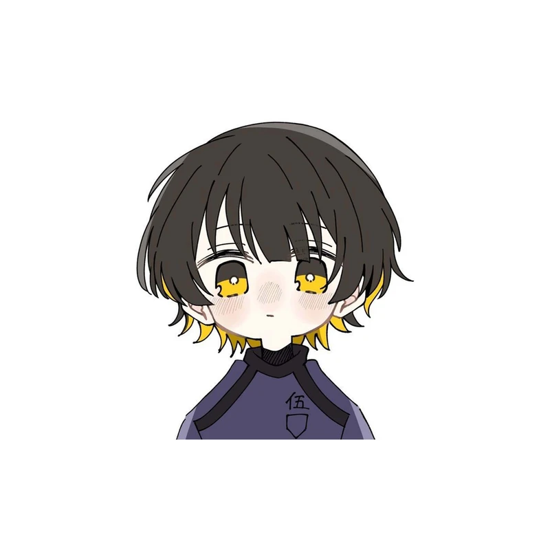 استیکر لپ تاپ و موبایل مدل انیمه طرح بلو لاک مگورو باچیرا  کد 1482