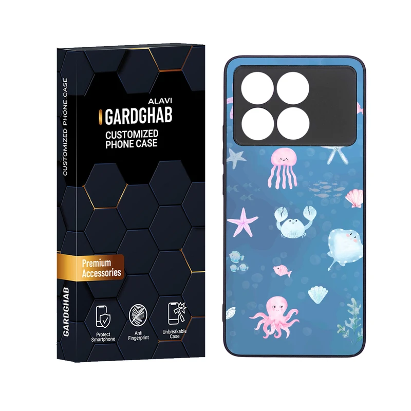 کاور گارد قاب علوی مدل دور ژله ای مناسب برای گوشی موبایل شیائومی Poco X6 Pro