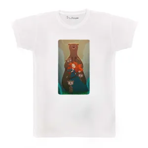 تی شرت بچگانه پرمانه طرح انیمیشن دلیر کد pmt.3860