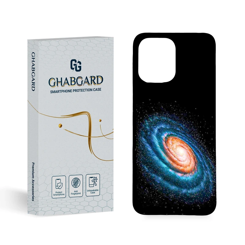 کاور گارد قاب مدل کهکشان مناسب برای گوشی موبایل شیائومی Redmi 12 4G/ 5G