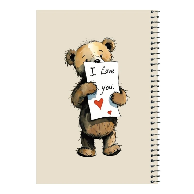 دفتر مشق 80 برگ اس جی مدل تدی عاشق    