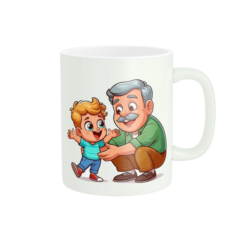 ماگ پادآفرین مدل روز پدر روز مرد همسر کد PM1334