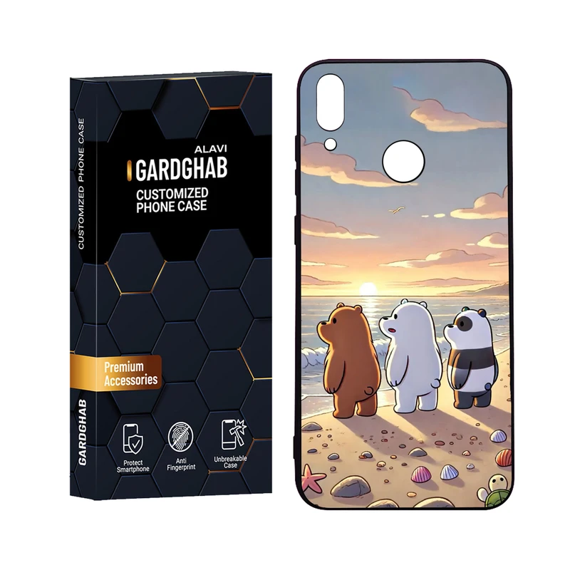 کاور گارد قاب علوی مدل Glass مناسب برای گوشی موبایل آنر 8C