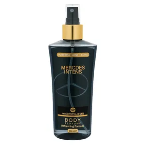 بادی اسپلش  مردانه وودلایک مدل MERCDES INTENS حجم 250 میلی‌لیتر