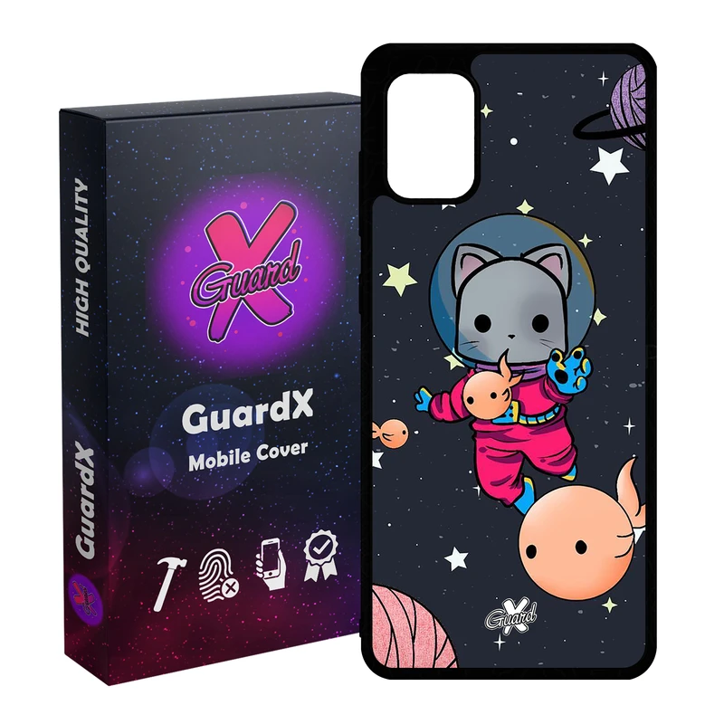 کاور گارد ایکس طرح Cat مدل Glass10044 مناسب برای گوشی موبایل سامسونگ Galaxy A51