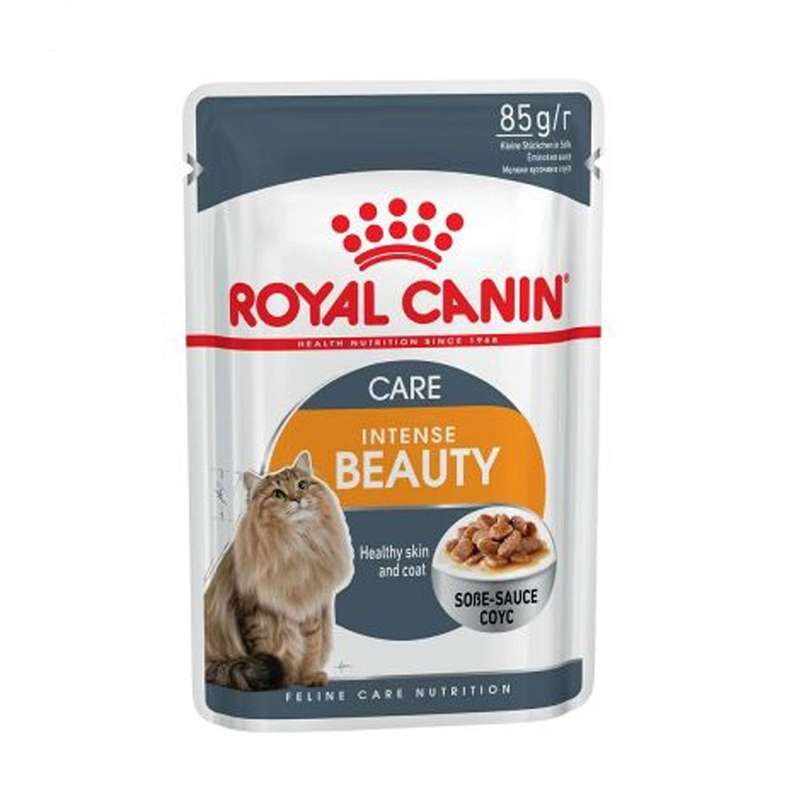 پوچ گربه رویال کنین مدل Beauty وزن 85 گرم 