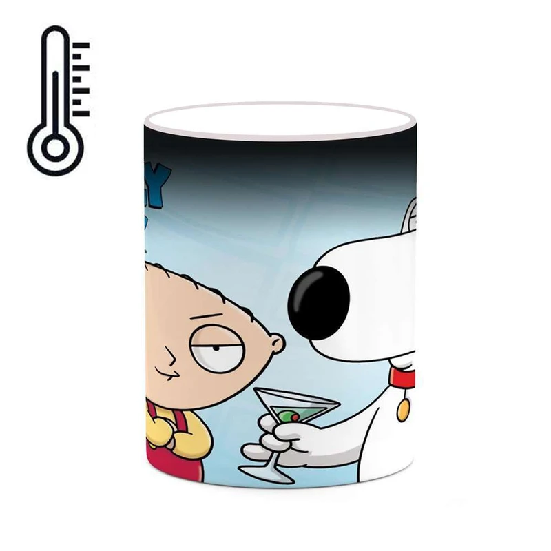 ماگ حرارتی کاکتی مدل کارتون Family Guy کد mgh22601