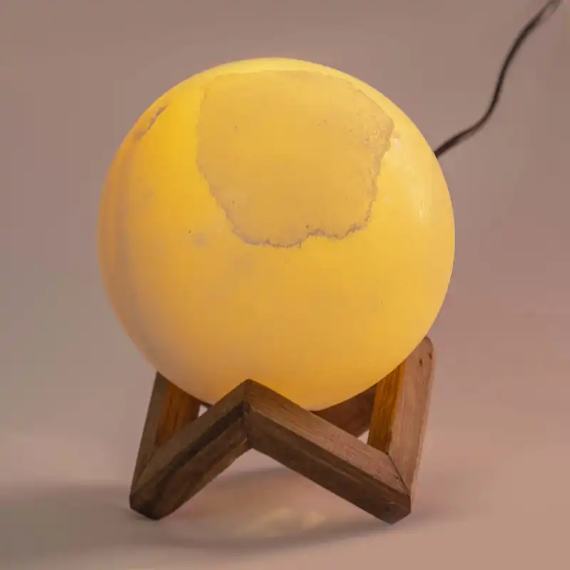 آباژور سنگ نمک  مدل گوی کد DEK_365