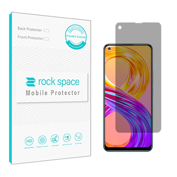 محافظ صفحه نمایش حریم شخصی راک اسپیس مدل HyPRV مناسب برای گوشی موبایل ریلمی 8 Pro