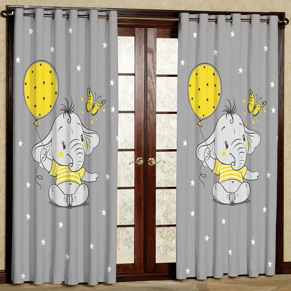 پرده مدل مخمل پانچی کد 7372 سایز 280x140 سانتی متر