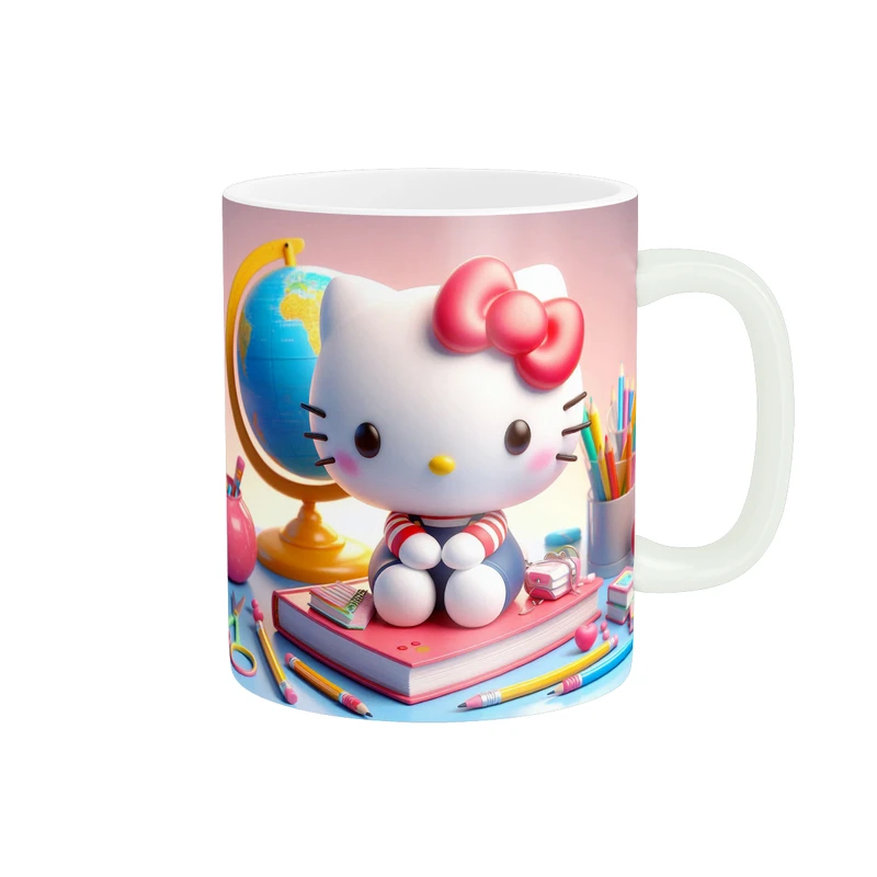 ماگ پاد آفرین طرح کیتی مدل دانش اموز کد 85