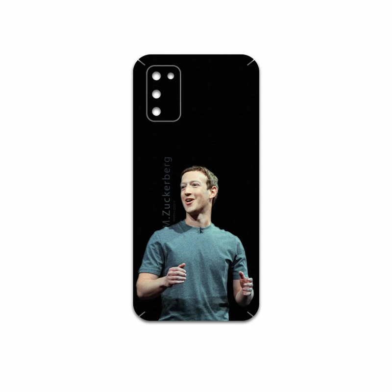برچسب پوششی ماهوت مدل Mark Zuckerberg مناسب برای گوشی موبایل سامسونگ Galaxy A02S