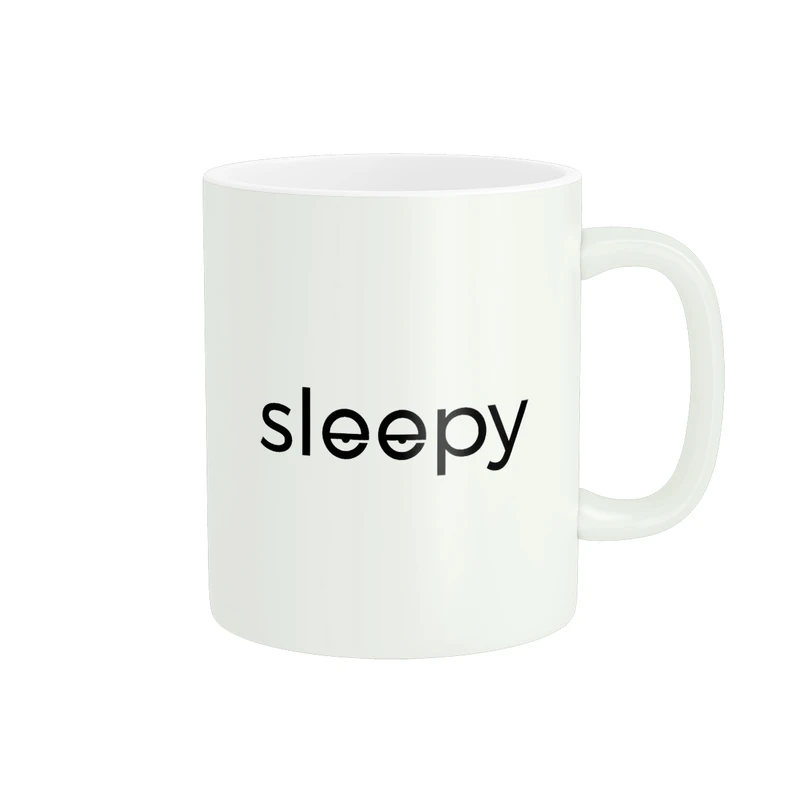 ماگ پاد آفرین مدل کلمه انگلیسی خواب آلود کد 1376