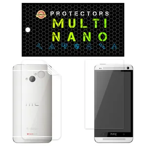  Multi Nano X-SFT Screen Protector For htc One M7 with back skin