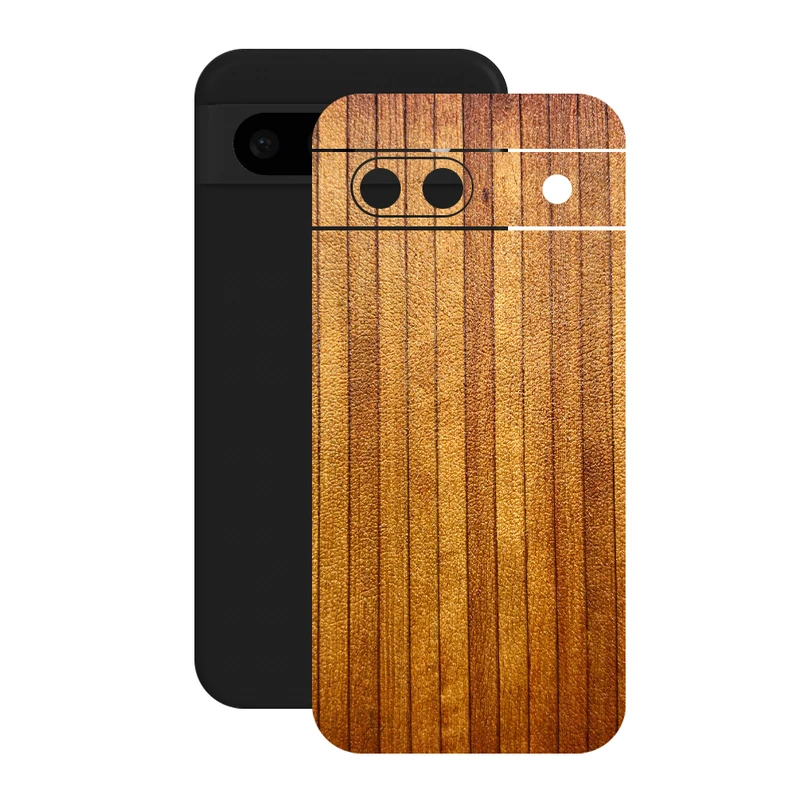 برچسب پوششی ریمکس مدل Leth طرح چوب مناسب برای گوشی موبایل گوگل Pixel 8a