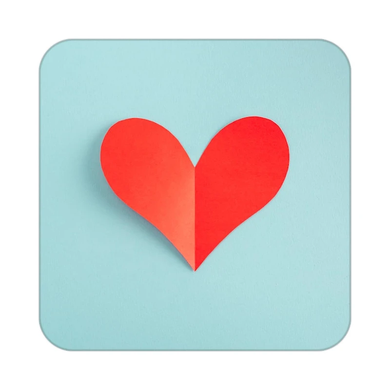 زیر لیوانی کاکتی طرح عاشقانه مدل mp40156