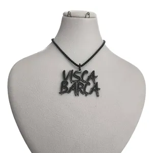 گردنبند مدل فوتبالی بارسلونا طرح ویسکابارسا 