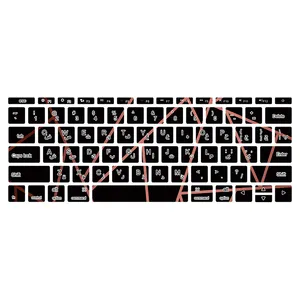   برچسب کیبورد فارسی طرح 18 polygon مناسب برای مک بوک پرو 12 اینچ 2015-2017