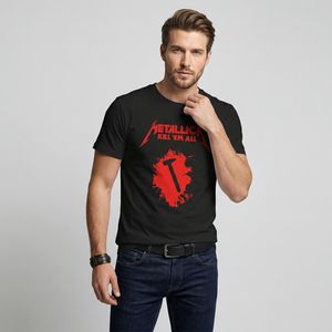 تی شرت آستین کوتاه مردانه مدل metallica