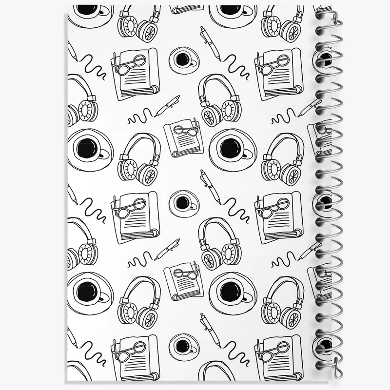 دفتر مشق 50 برگ خندالو طرح پترن کد N410