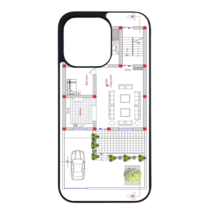 کاور گالری وبفر طرح نقشه مناسب برای گوشی موبایل اپل iphone 13 mini