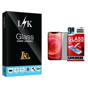 LKG LK Glass Privacy Screen Protector For Apple Iphone 12 Mini