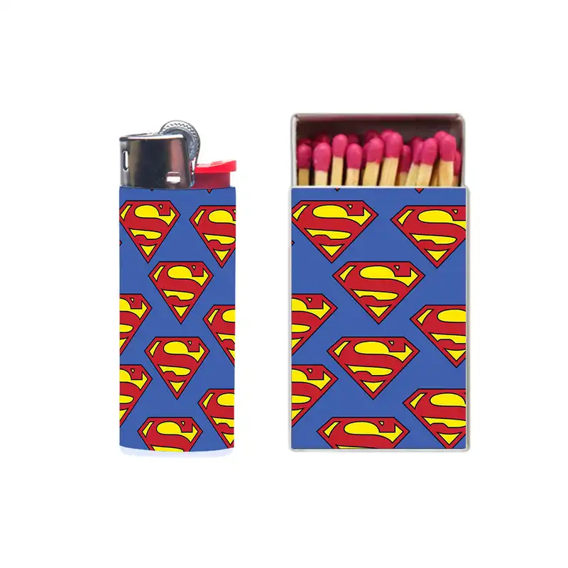 فندک مدل سوپرمن کد 307 به همراه کبریت