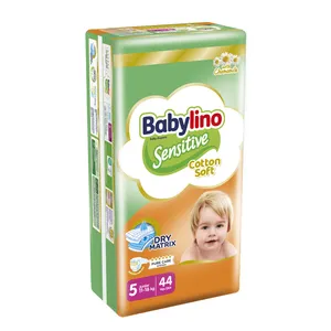 پوشک بچه ضد حساسیت بیبی لینو مدل Value Pack سایز 5 بسته 44 عددی
