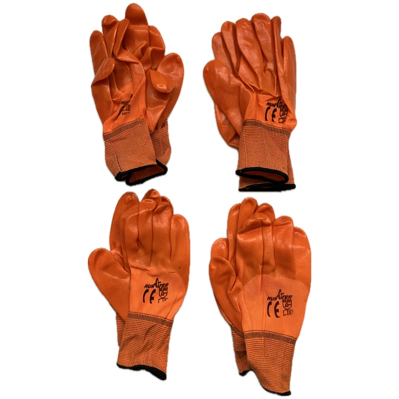 دستکش ایمنی هانتر مدل ژله ای مجموعه 4 عددی