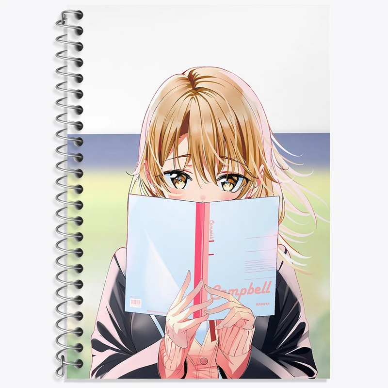 دفتر لغت 50 برگ خندالو طرح ایروها انیمه جوانی کمدی رومانتیک من کد 32539