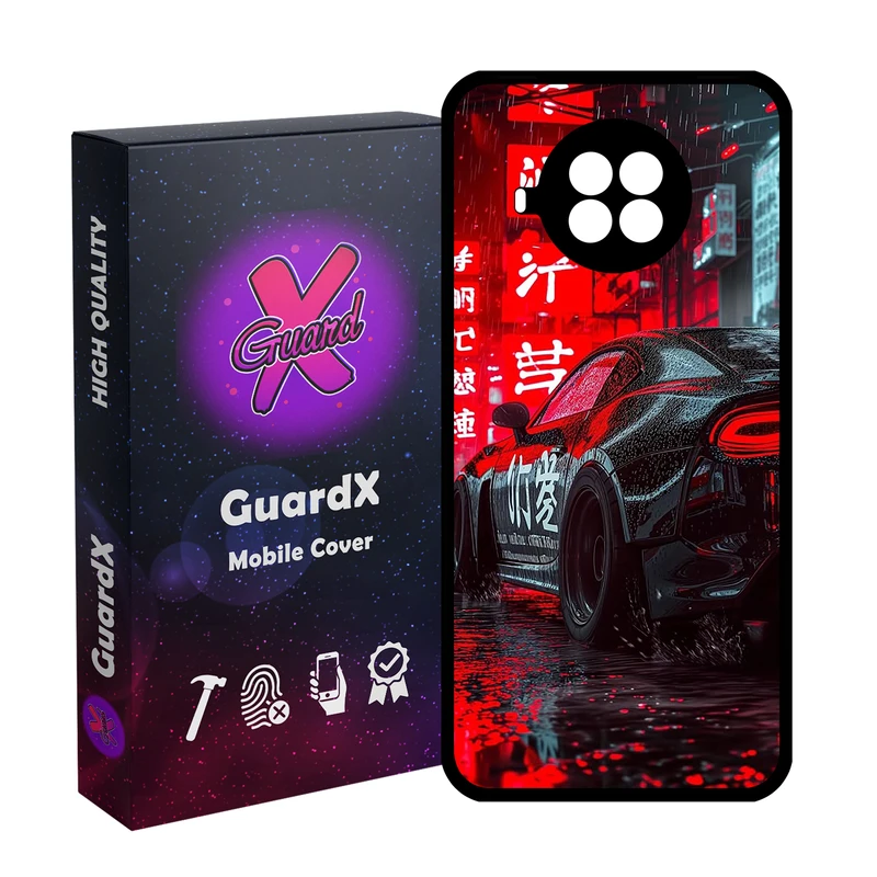 کاور گارد ایکس طرح ماشین مدل Glass10740 مناسب برای گوشی موبایل شیائومی  Mi 10T Lite/Redmi Note 9 Pro 5G/10I 5G