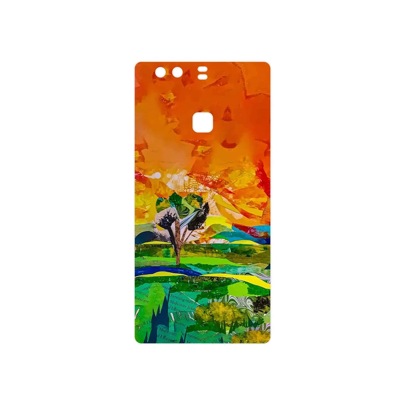 برچسب پوششی ماهوت مدل Collage of Painting مناسب برای گوشی موبایل هوآوی P9 Plus