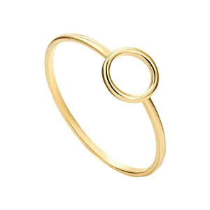  انگشتر طلا 18 عیار زنانه آراقیراتیس طرح دایره کد Ara0107