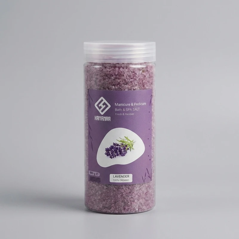 نمک حمام هامانا مدل Lavender وزن 900 گرم