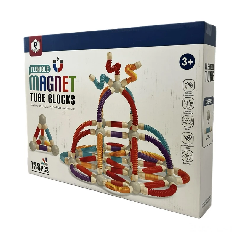 ساختنی 138 تکه دیژی مدل مگنت لوله ای