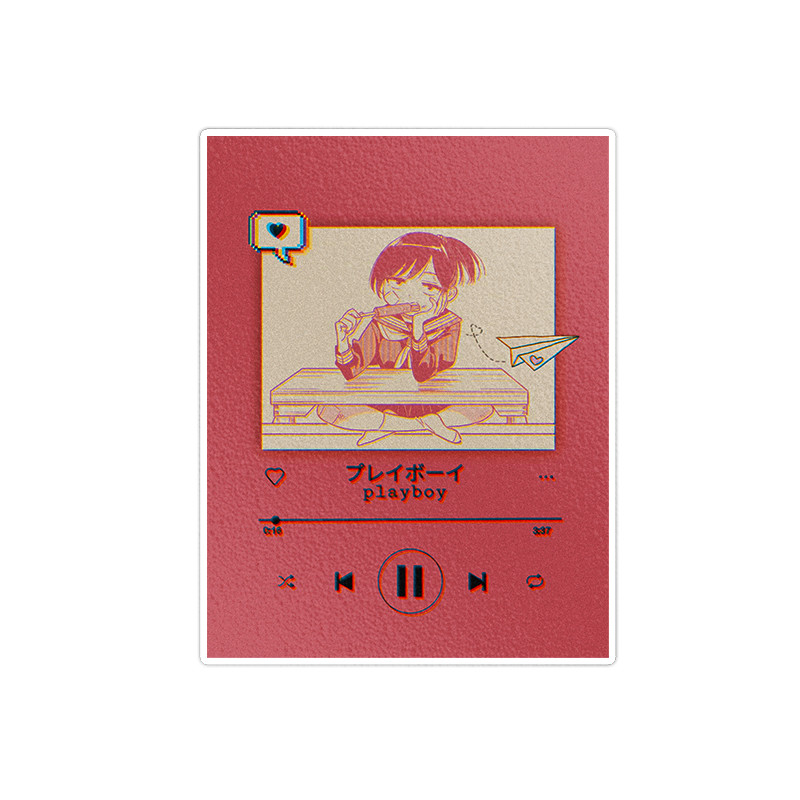 استیکر تزئینی موبایل و تبلت ماسا دیزاین طرح music مدل stkv0479